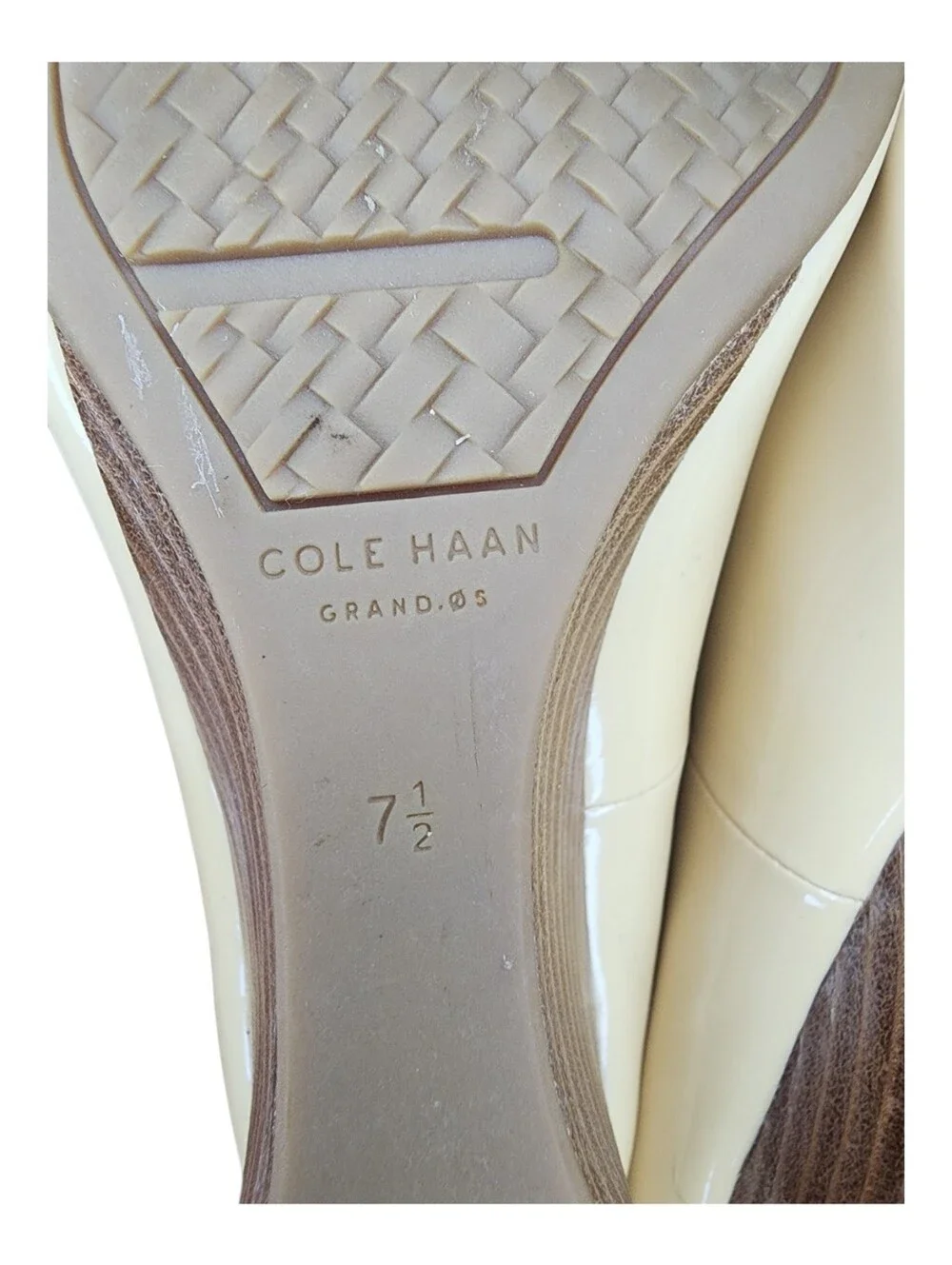 Cole Haan Sadie Grand Open Toe Wedge Pump, Womens 7.5